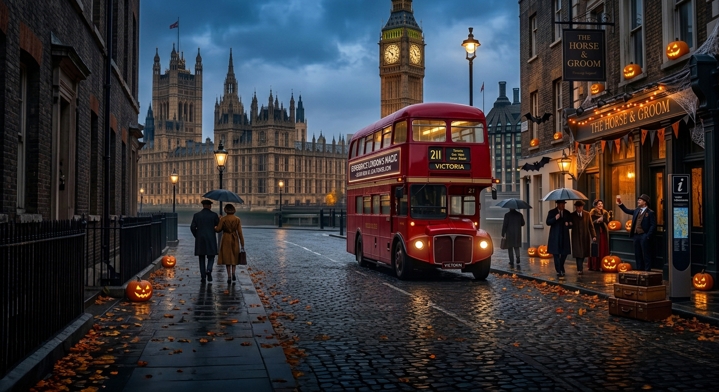Londres à l’occasion du voyage de groupe spécial Halloween
